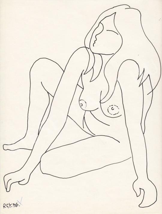 For sale  Rózsahegyi, György - Sitting Beauty 's painting